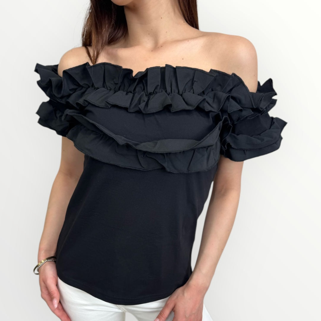NO SECRETS - T-SHIRT CON BALZE