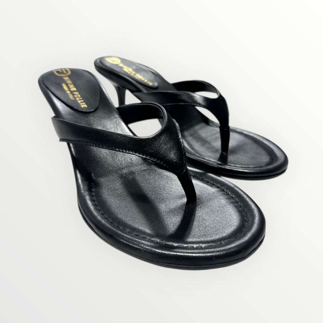 DIVINE FOLLIE - SANDALO INFRADITO CON TACCO