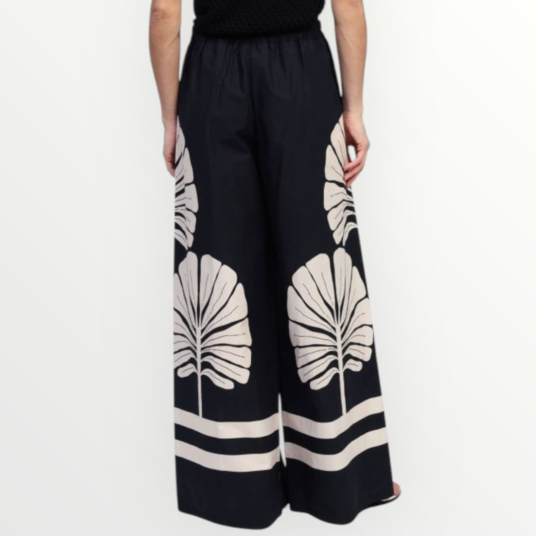 DIXIE - PANTALONE A PALAZZO CON FANTASIA