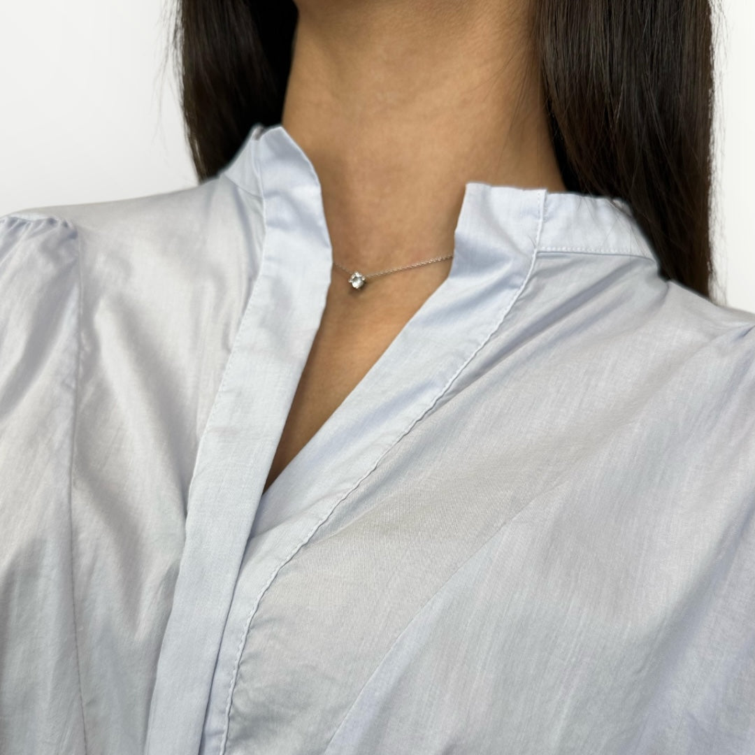 DIXIE - CAMICIA CON MANICHE A PALLONCINO