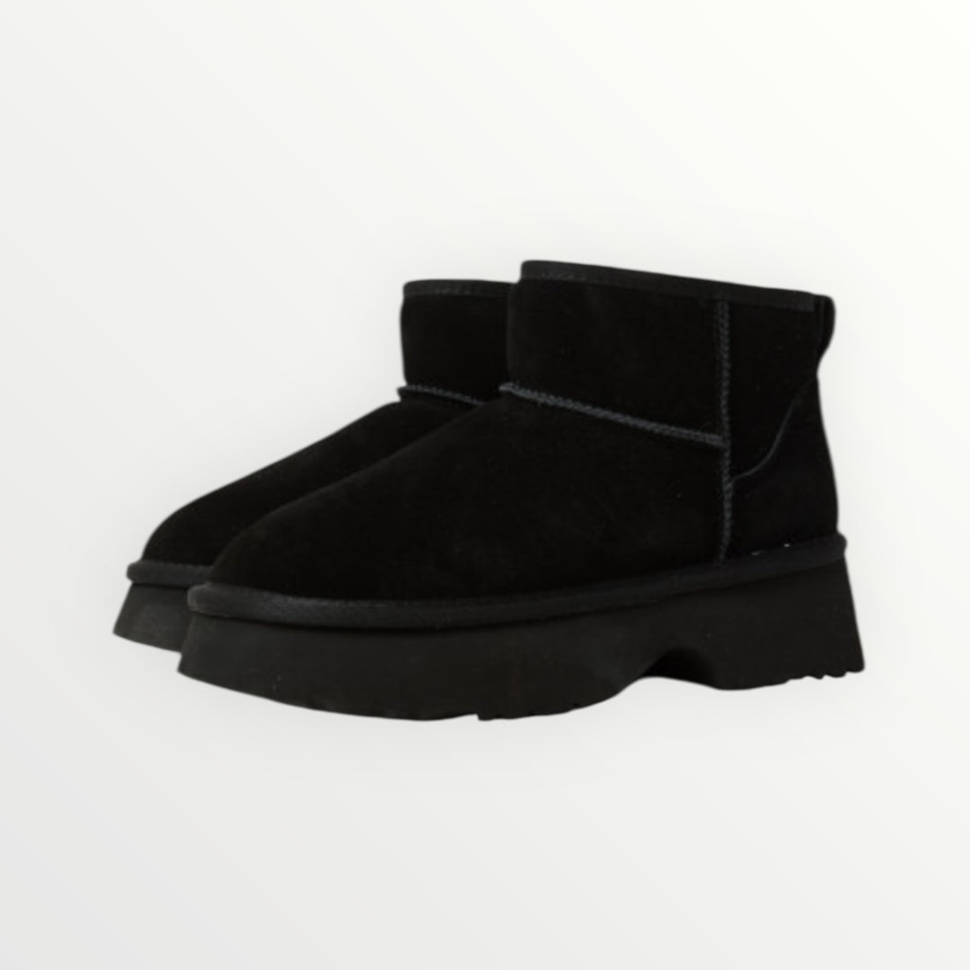 OVYE' - STIVALETTO SCAMOSCIATO CON PELO