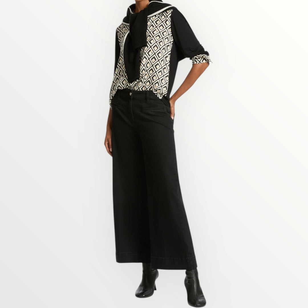 ELENA MIRO' - JEANS 5 TASCHE MARINIERE