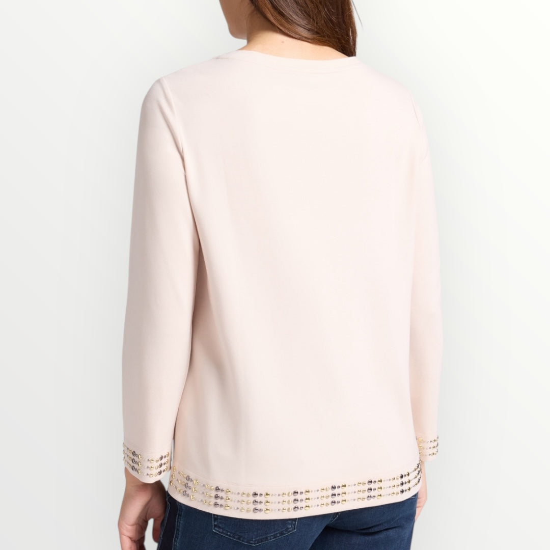 ELENA MIRO' - MAGLIA CON BORCHIE