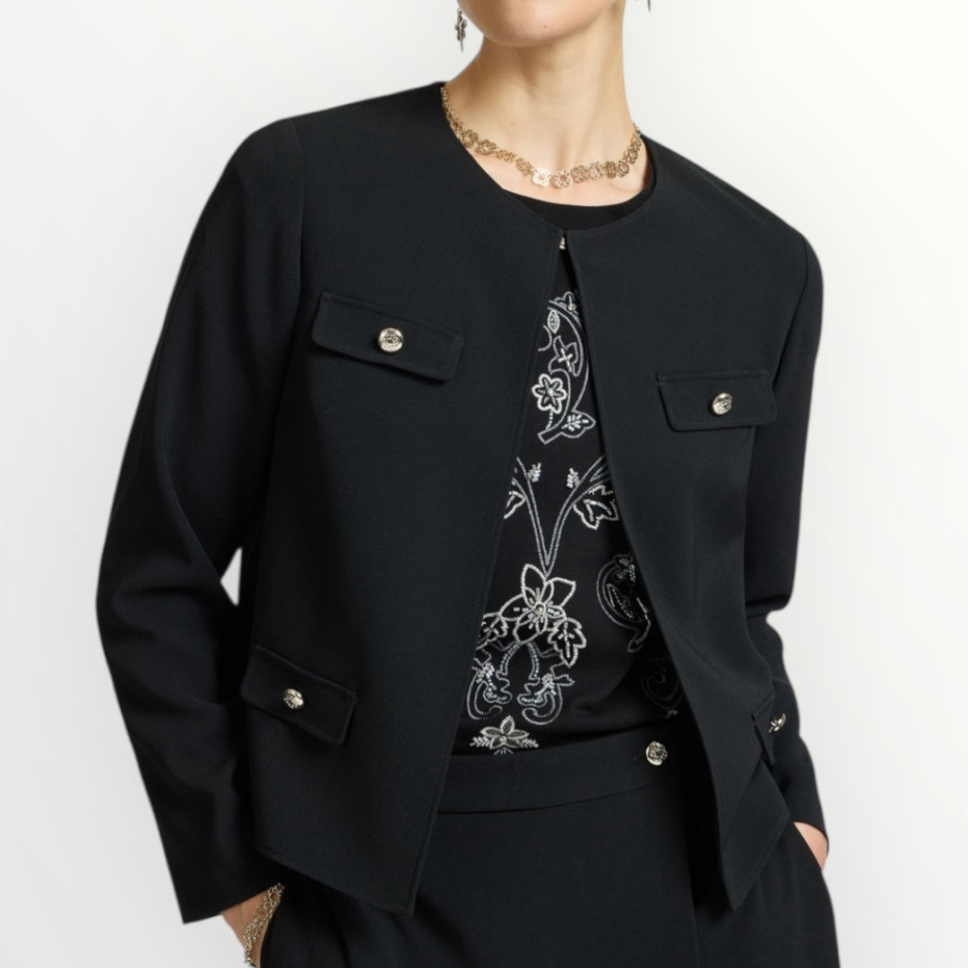 ELENA MIRO' - GIACCA CORTA GIROCOLLO