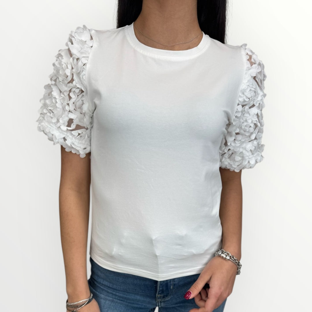 NO SECRETS - MAGLIA CON ROSE