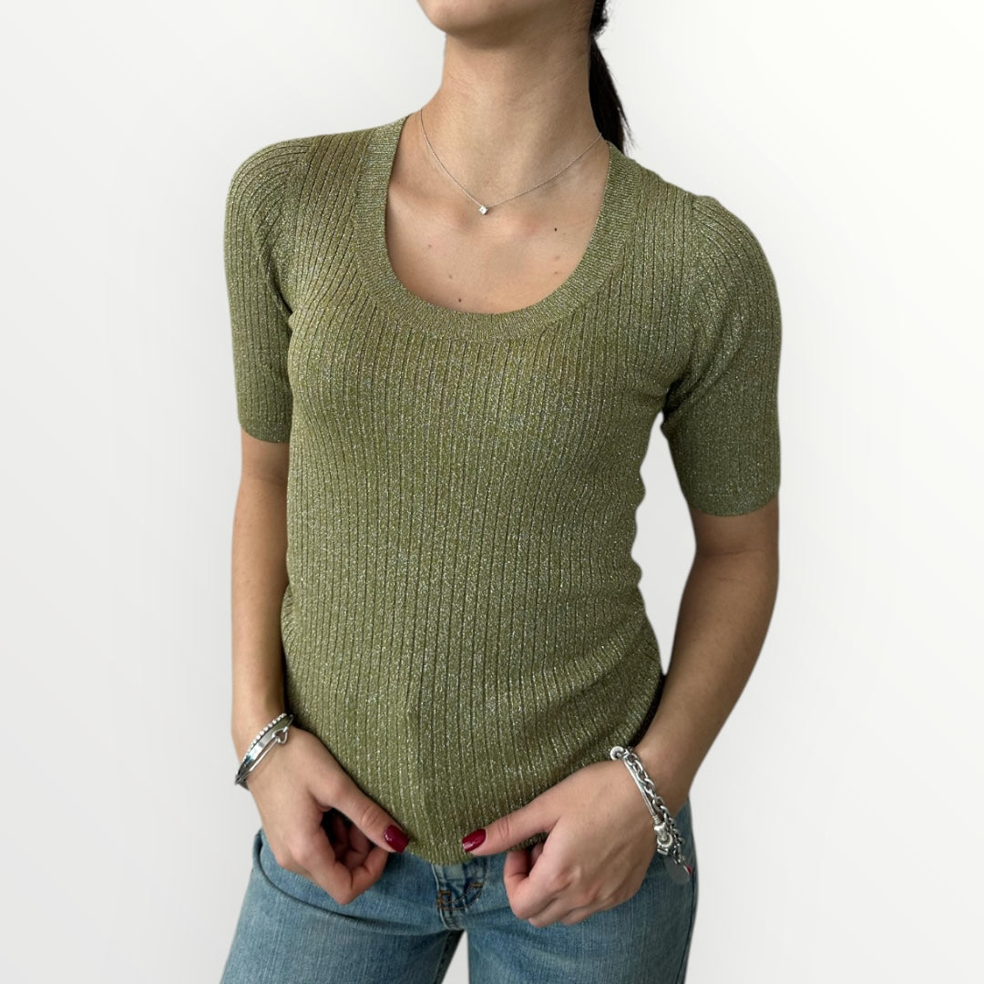 SOUVENIR - T-SHIRT CON SCOLLO A U