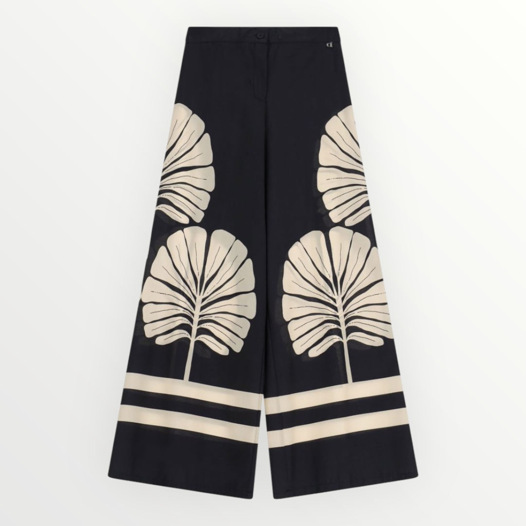 DIXIE - PANTALONE A PALAZZO CON FANTASIA