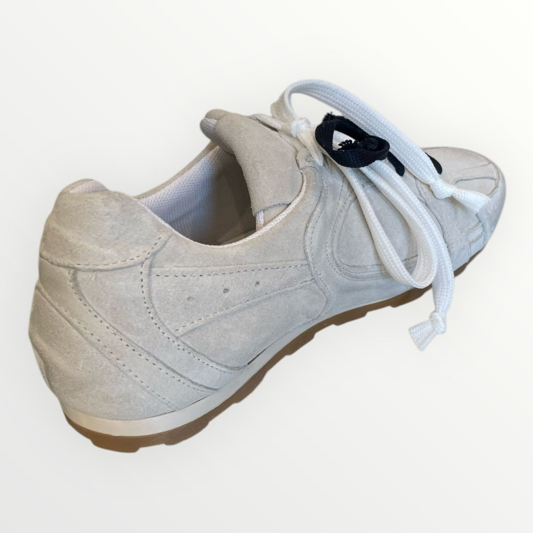 DIVINE FOLLIE - SNEAKER IN CROSTA CON LACCI BICOLOR