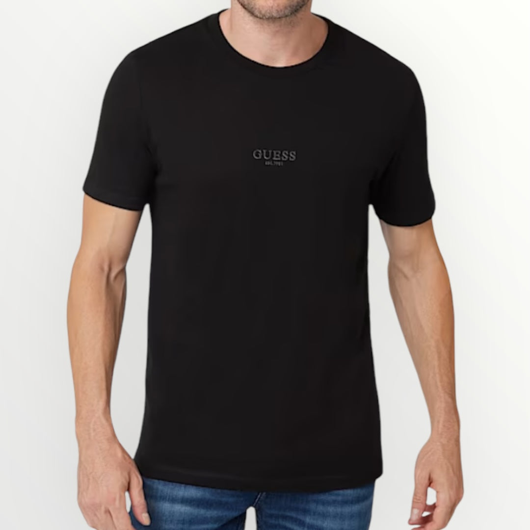 GUESS - T-SHIRT CON LOGO PICCOLO