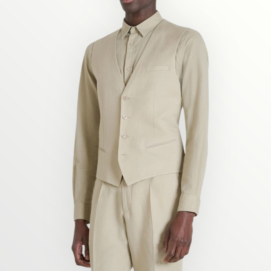 ANTONY MORATO - GILET IN MISTO LINO