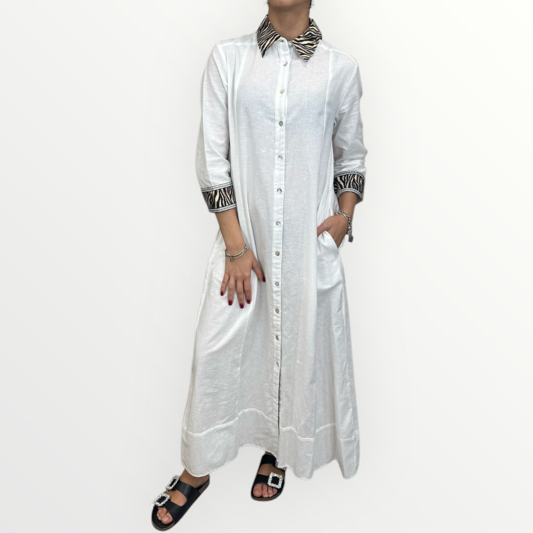 LOLA CASADEMUNT - ABITO CON COLLETTO A CAMICIA