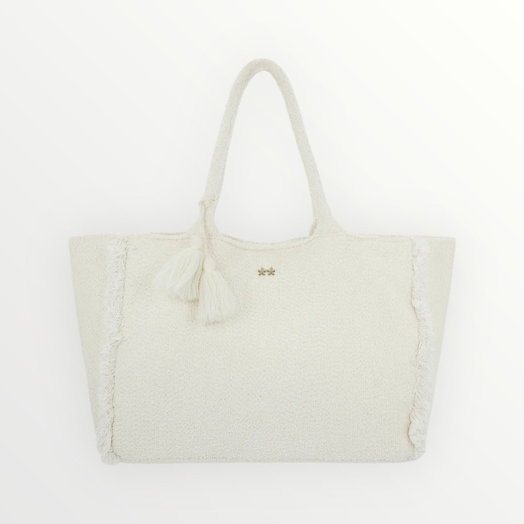 EFFEK - BORSA MARE CON RIFINITURE SFRANGIATE