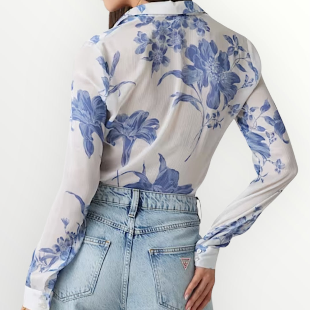 GUESS - CAMICIA CON STAMPE