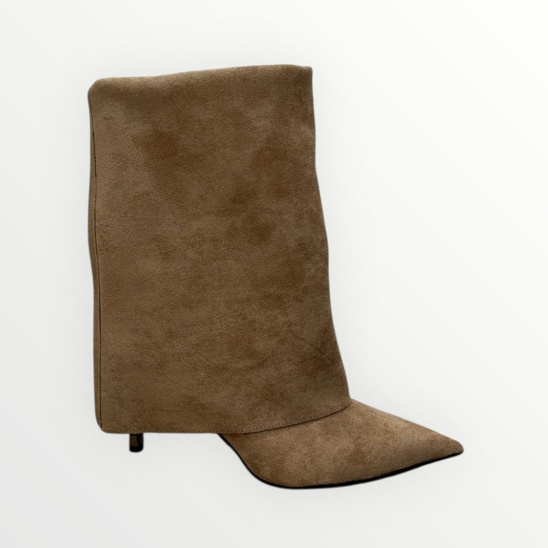 DIVINE FOLLIE - STIVALE IN SUEDE CON GAMBALE ALTO