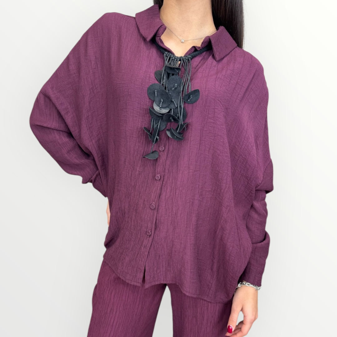 SOUVENIR - CAMICIA CON COLLANA ABBINATA