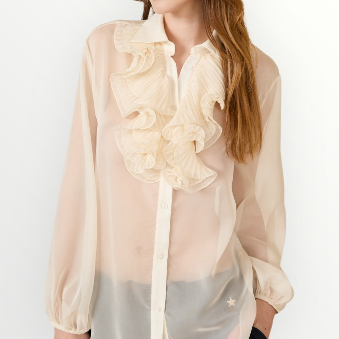 SOUVENIR - CAMICIA CON VOLANTS