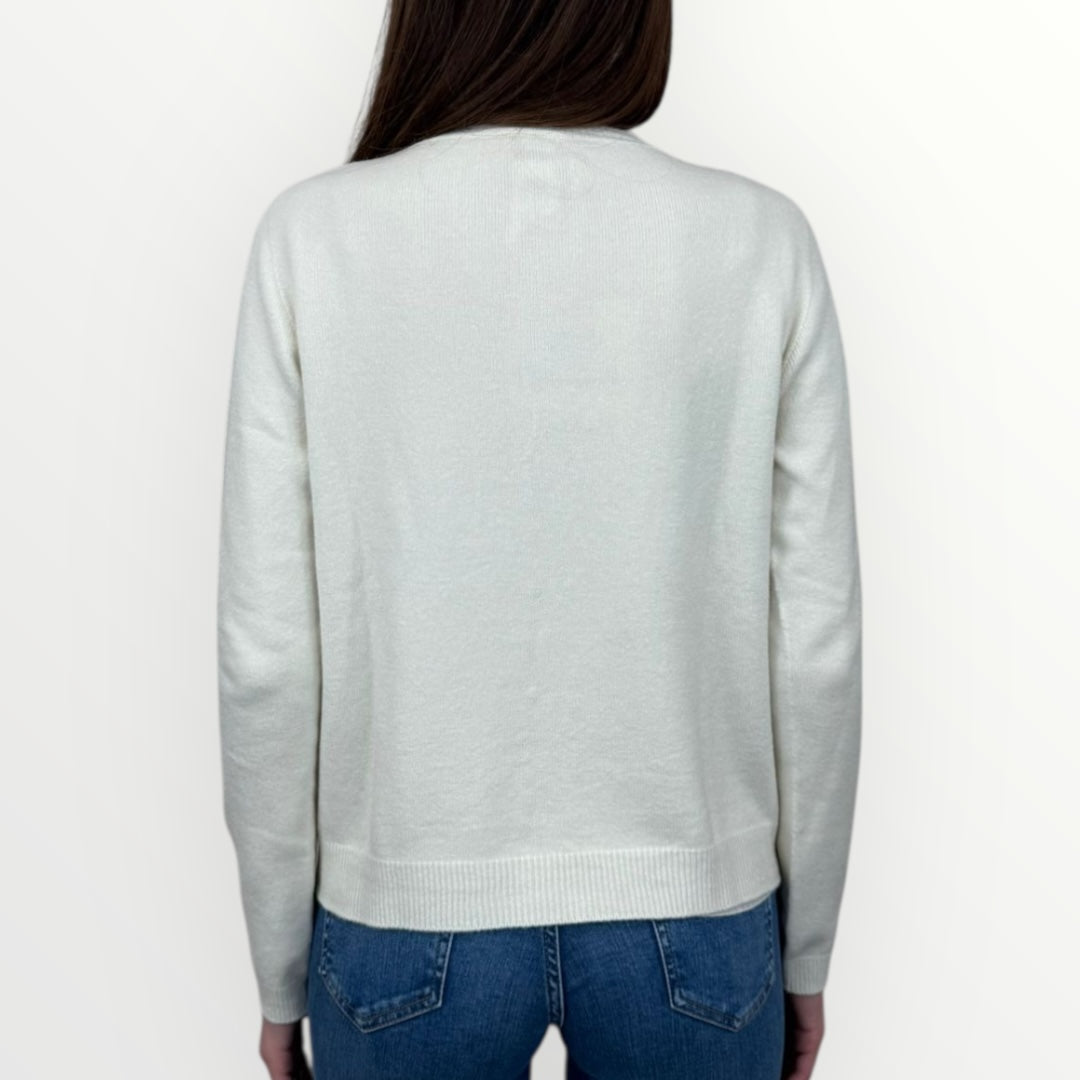 ANGELA DAVIS - CARDIGAN SLIM CON BOTTONCINI