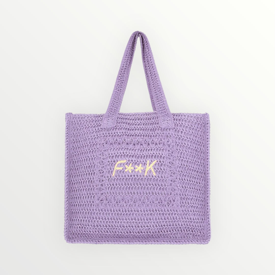 EFFEK - BORSA MARE A SPALLA IN CROCHET