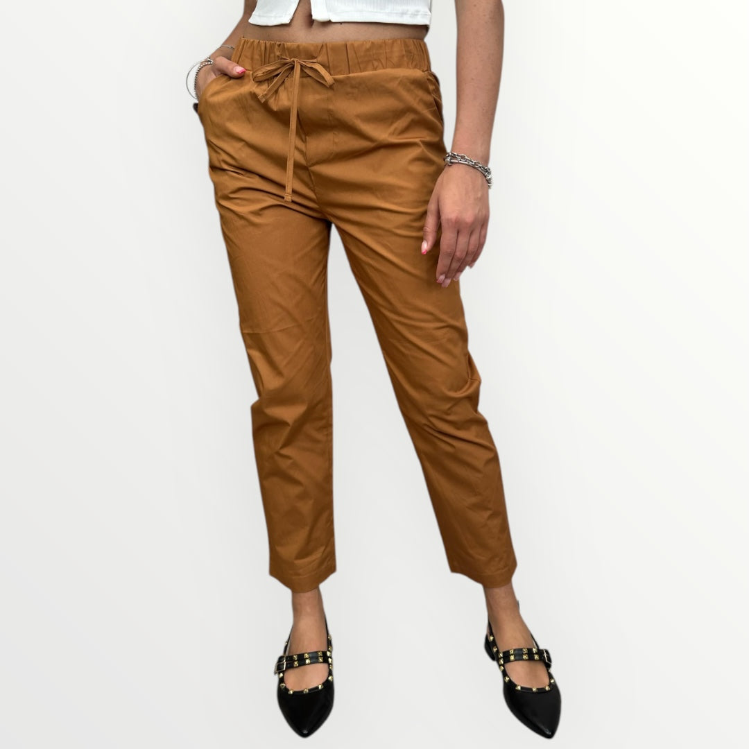 WHITE WISE - PANTALONE A SIGARETTA