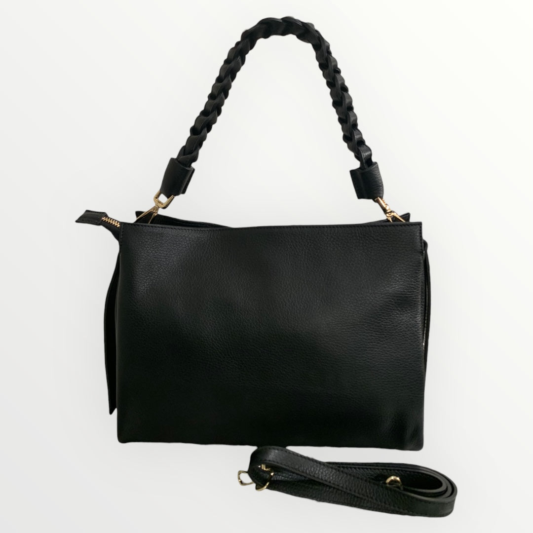 LOFT.73 - BORSA CON MANICO INTRECCIATO