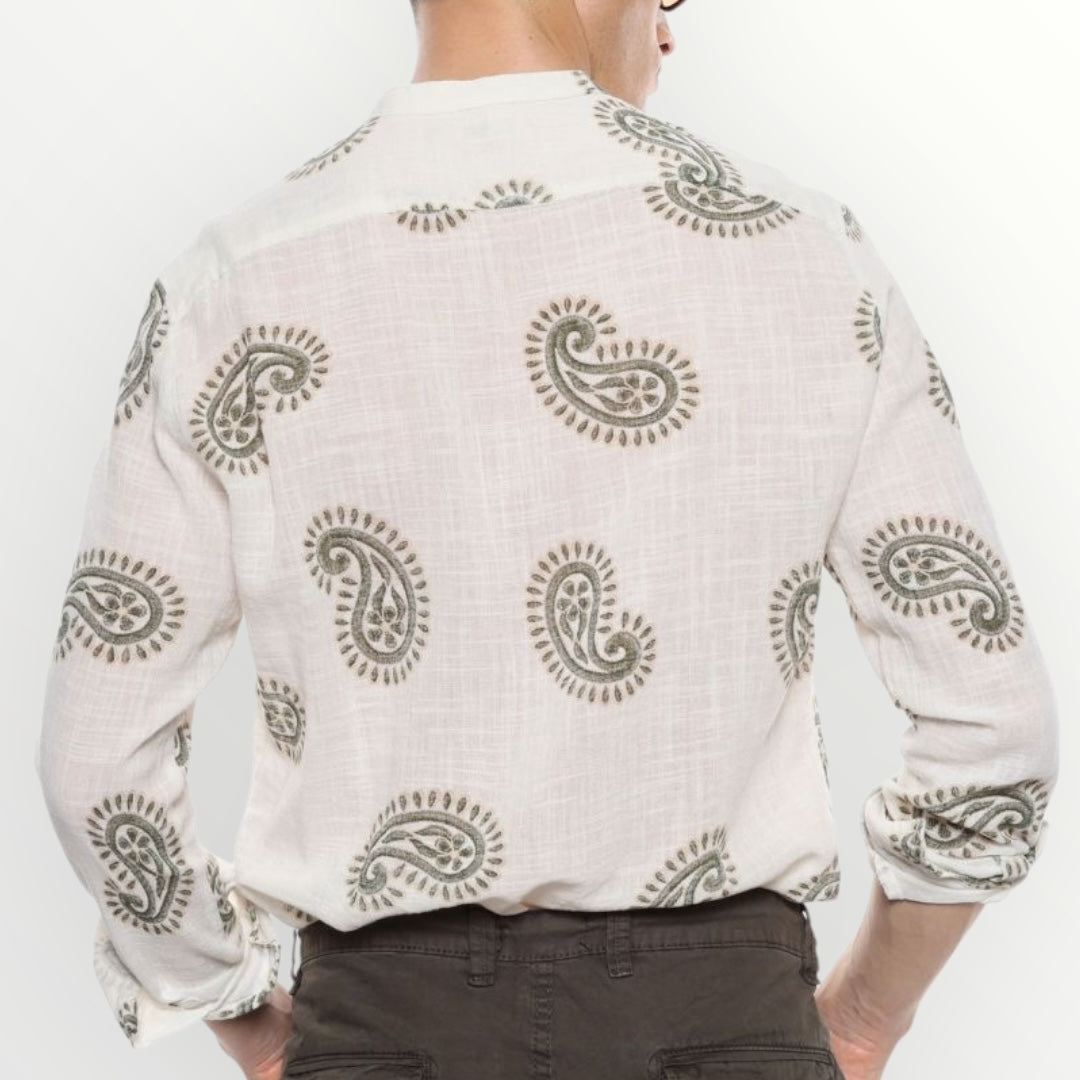 IMPERIAL - CAMICIA STAMPA BANDANA