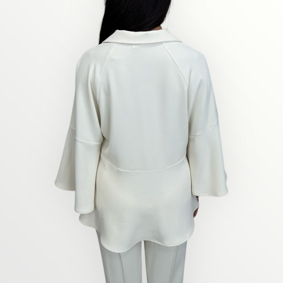 ANGELA DAVIS - BLUSA CON MANICHE AMPIE