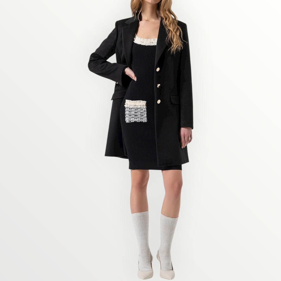 FRACOMINA - CAPPOTTO SLIM MONOPETTO