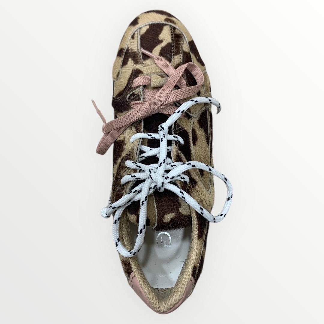 DIVINE FOLLIE - SNEAKER MACULATE CON LACCI BICOLOR