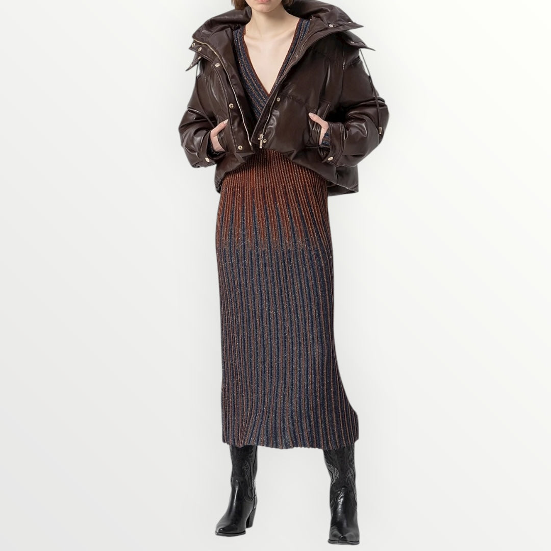 FRACOMINA - ABITO IN MAGLIA CON LANA E LUREX