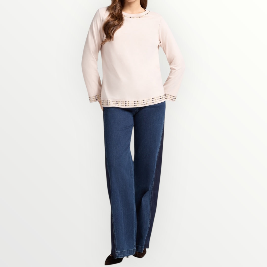 ELENA MIRO' - MAGLIA CON BORCHIE