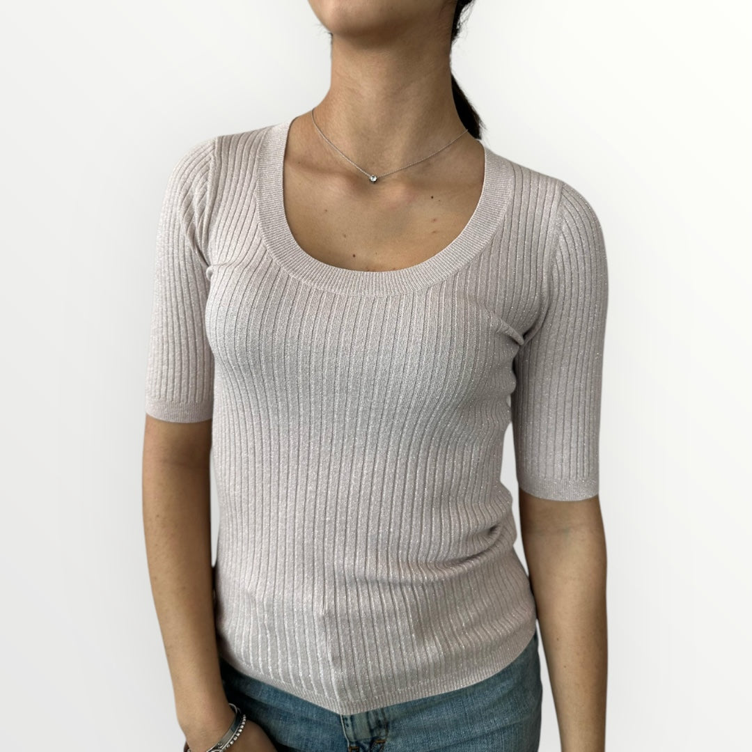 SOUVENIR - T-SHIRT CON SCOLLO A U