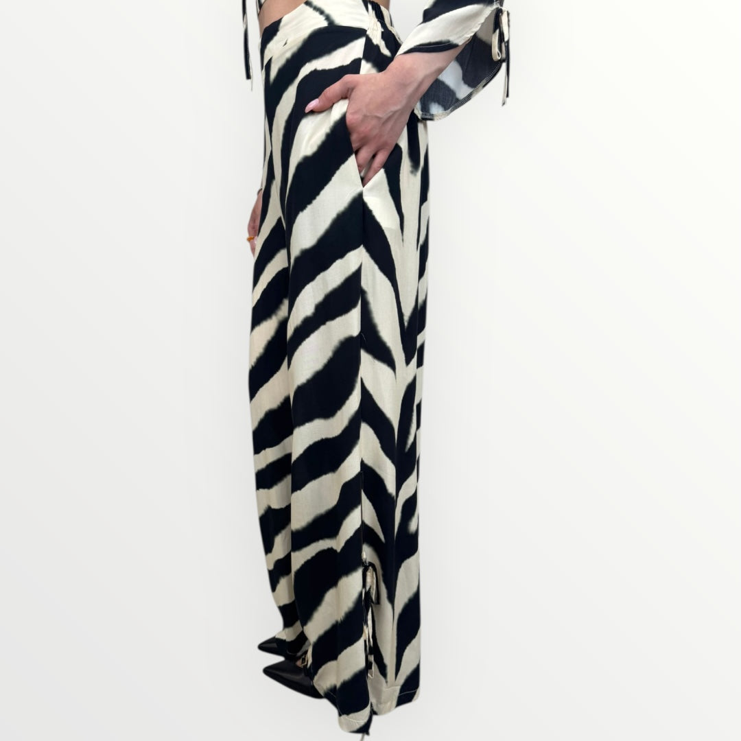 HAVEONE - PANTALONE CON LACCETTI