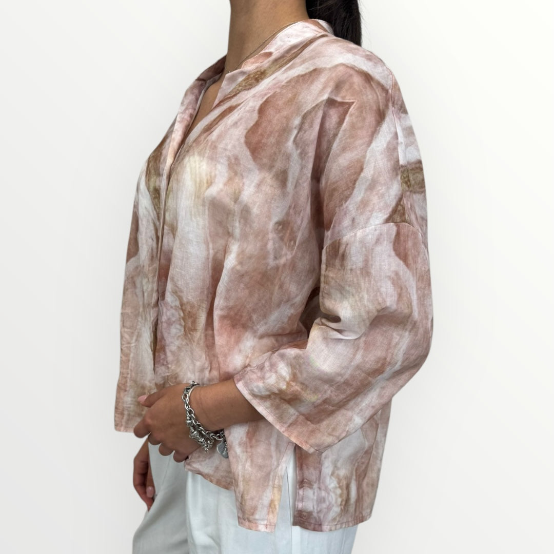 HAVEONE - CAMICIA IN STAMPA SFUMATA