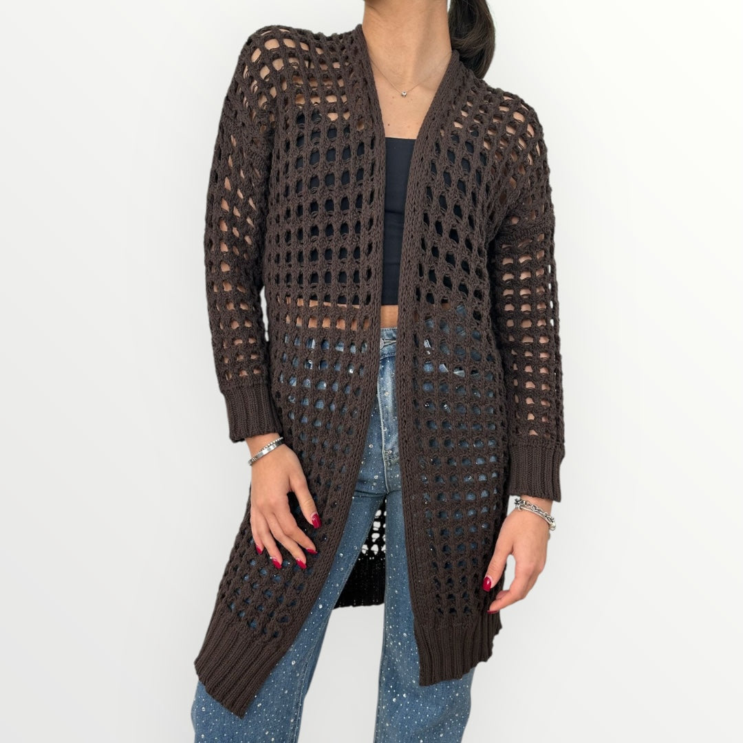 KING KONG - CARDIGAN TRAFORATO