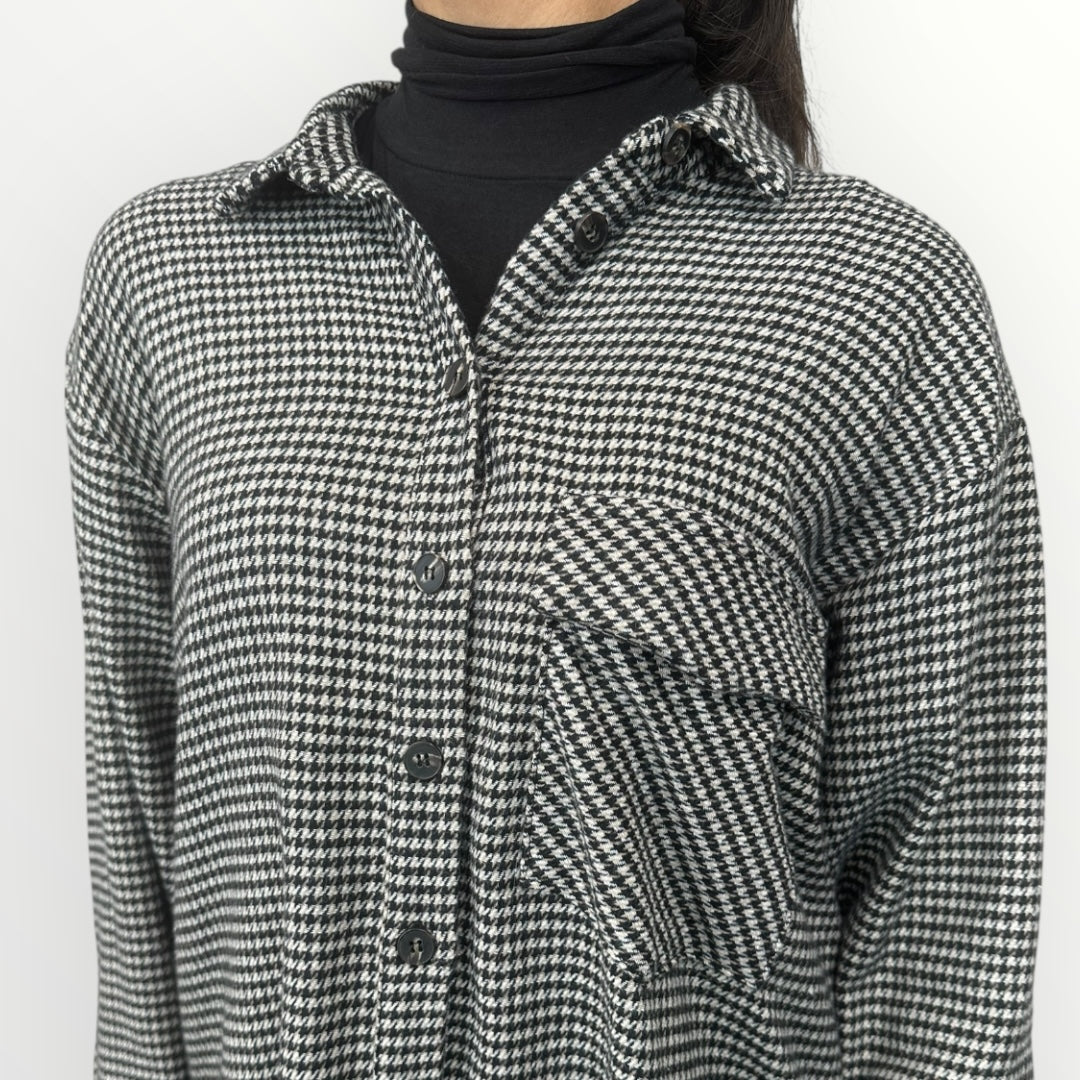 MOTEL - CAMICIA PIEDE DE PULE CON FRANGE