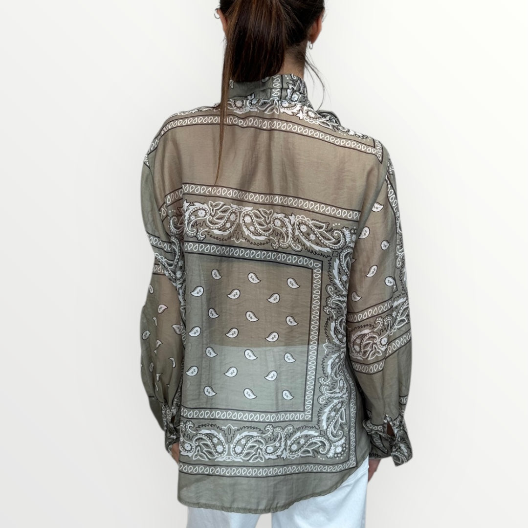 HAVEONE - CAMICIA STAMPA BANDANA