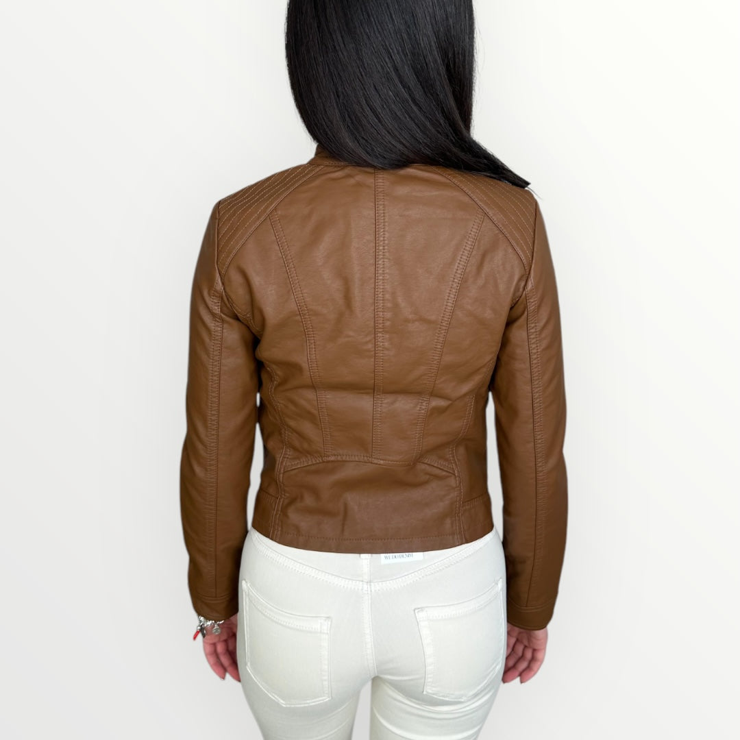 VERO MODA - GIACCA IN ECOPELLE