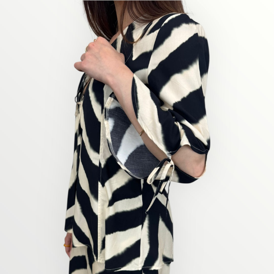 HAVEONE - BLUSA CON LACCETTI REGOLABILI