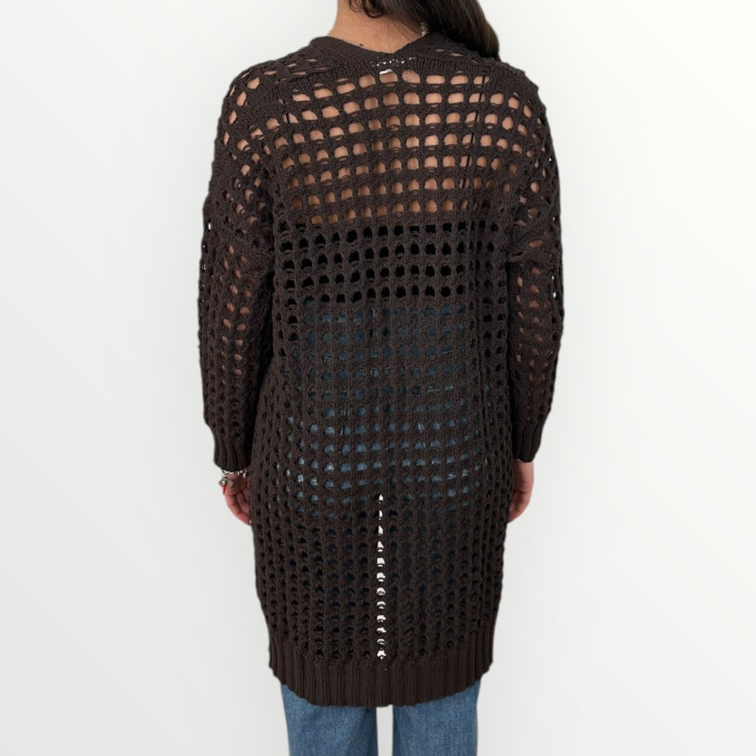KING KONG - CARDIGAN TRAFORATO