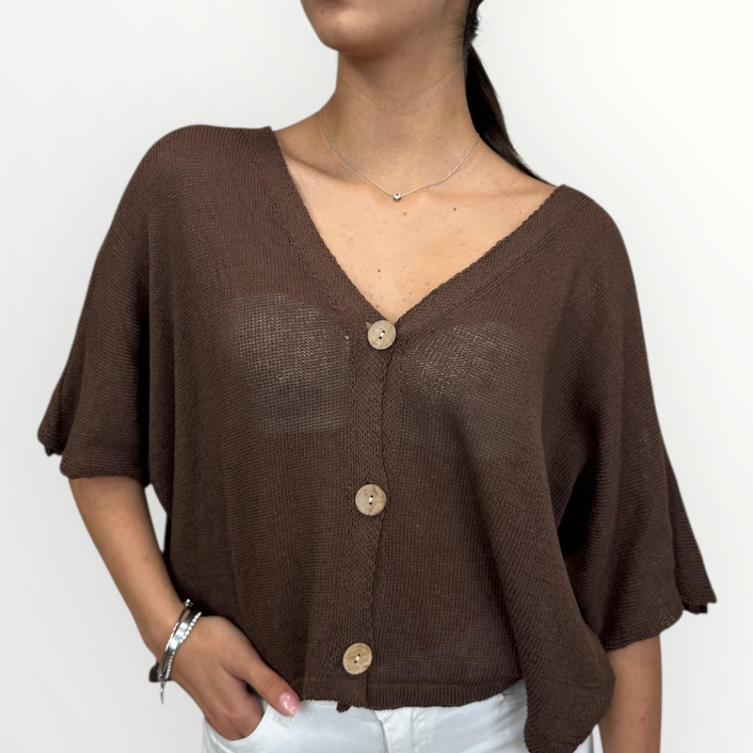 LOFT.73 - CARDIGAN MELOGRANO