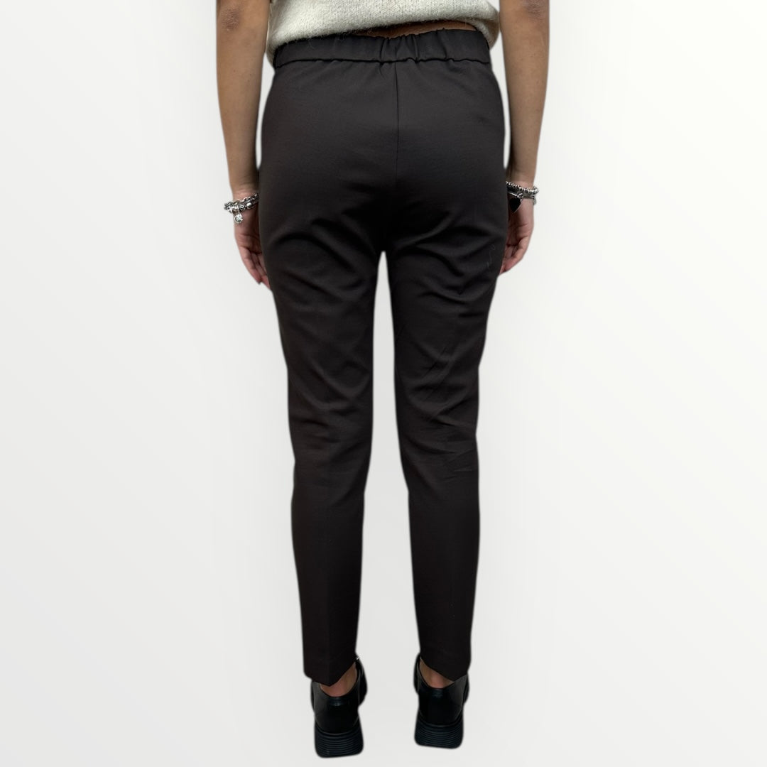 ANGELA DAVIS - PANTALONE STRETCH CON VITA ELASTICA
