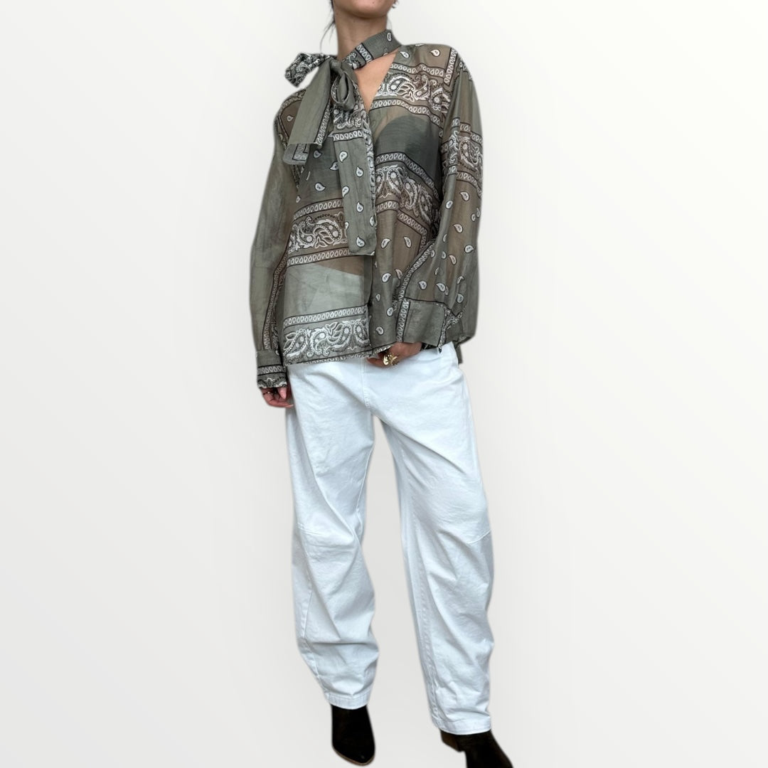 HAVEONE - CAMICIA STAMPA BANDANA