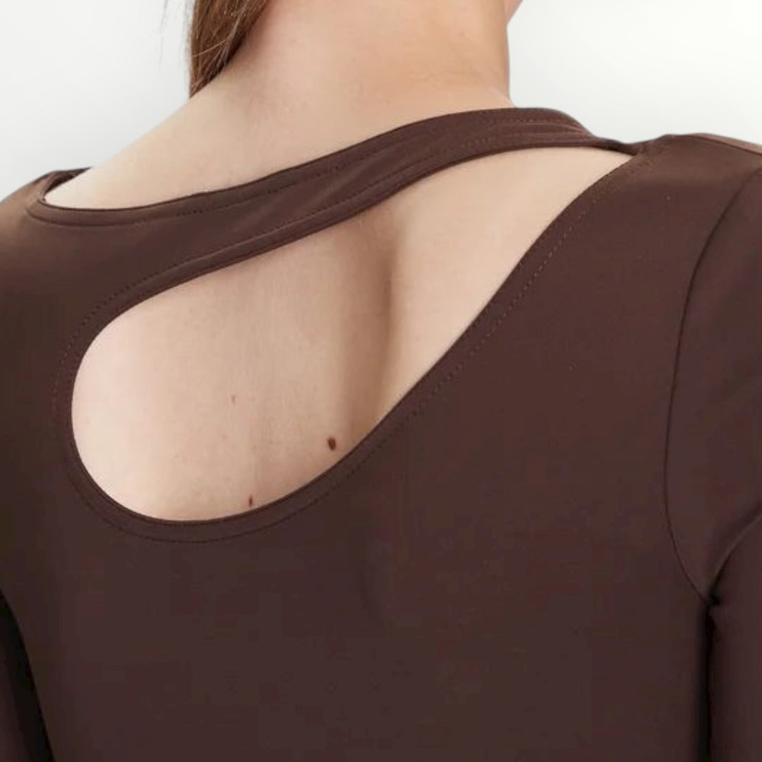 GUESS - MAGLIA CON CUT-OUT E LOGO