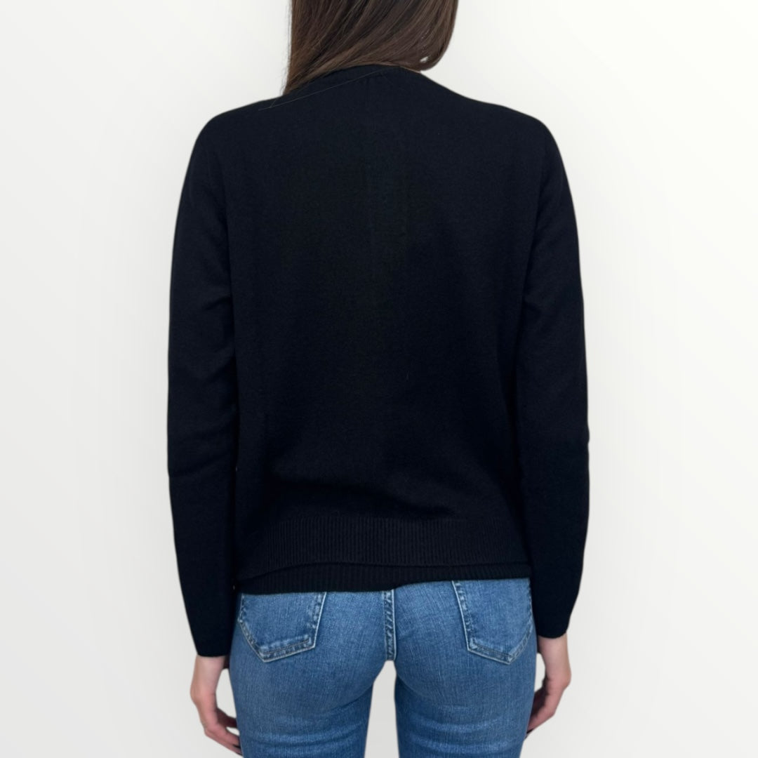 ANGELA DAVIS - CARDIGAN SLIM CON BOTTONCINI
