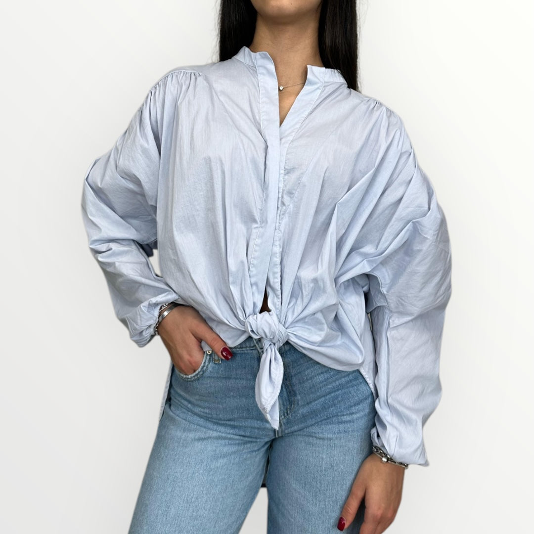 DIXIE - CAMICIA CON MANICHE A PALLONCINO