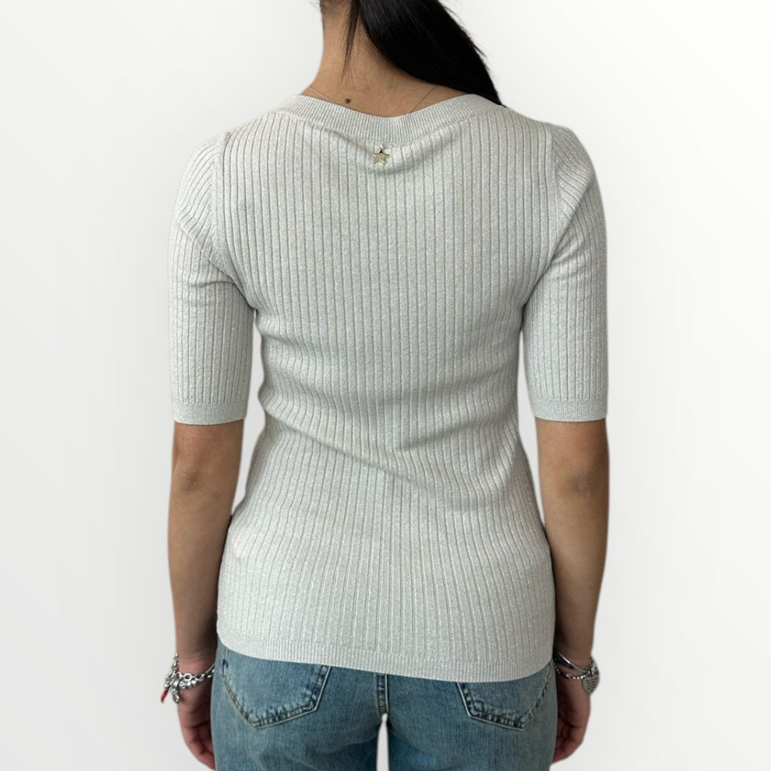 SOUVENIR - T-SHIRT CON SCOLLO A U