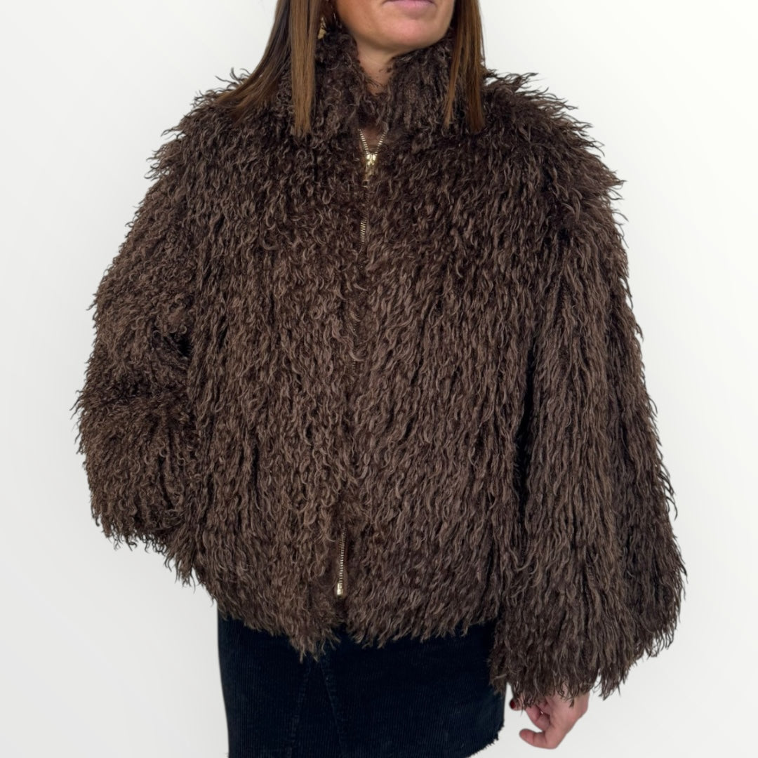 KING KONG - BOMBER MORBIDO CON CERNIERA