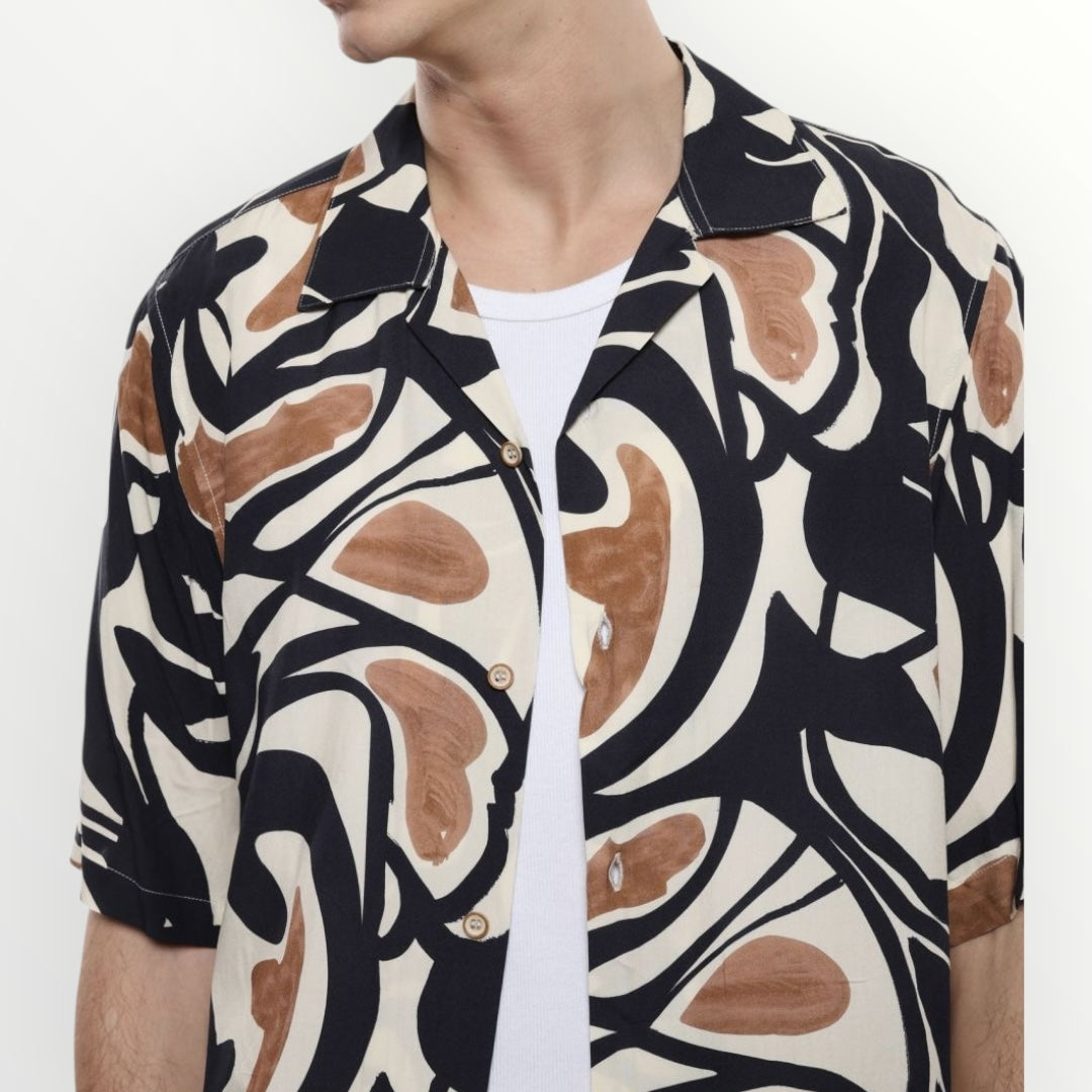 IMPERIAL - CAMICIA FANTASAI ASTRATTA