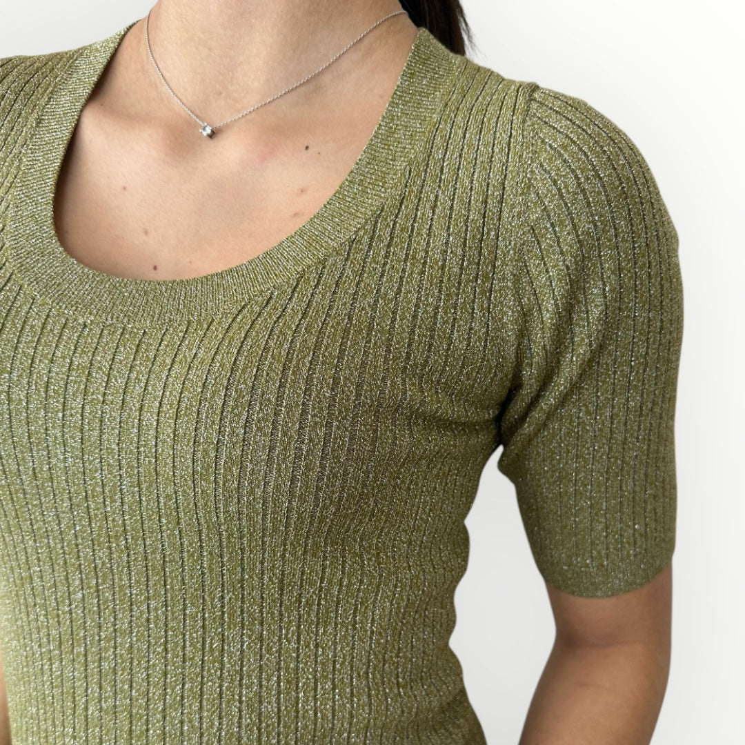 SOUVENIR - T-SHIRT CON SCOLLO A U