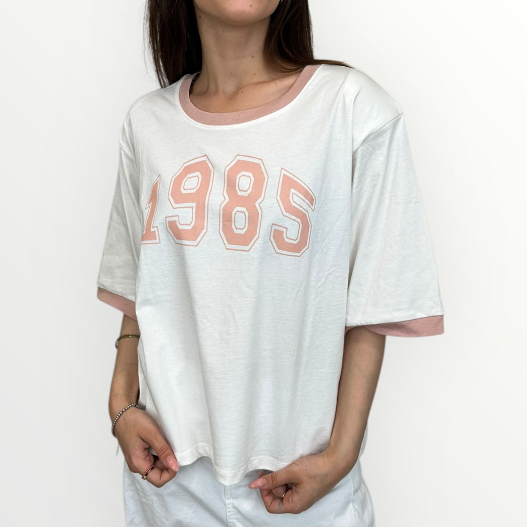 HAVEONE - T-SHIRT CON SPALLE IMBOTTITE